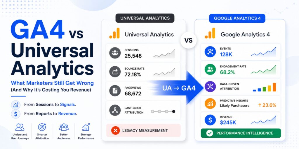 GA4 vs Universal Analytics