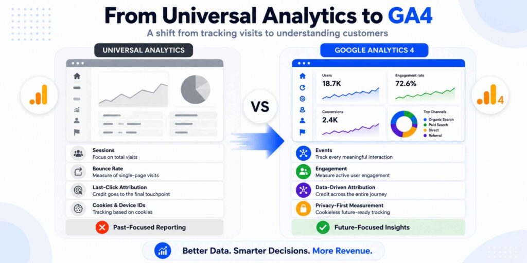 GA4 vs Universal Analytics